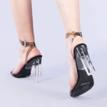 Varsha fekete női szandál