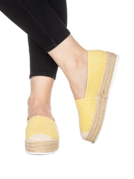 Ozan sárga női espadrille