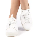 Pompilia fehér sárgával női sportcipő