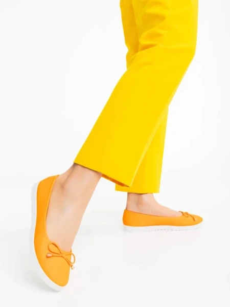 Helma narancssárga női balerina