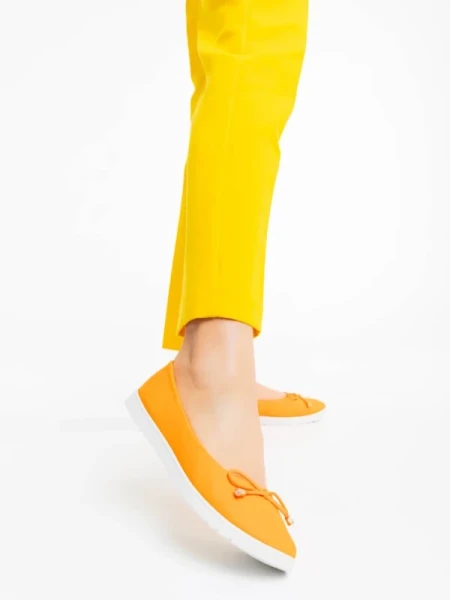 Helma narancssárga női balerina