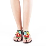 Női fekete Kimberly szandál