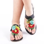 Női fekete Kimberly szandál