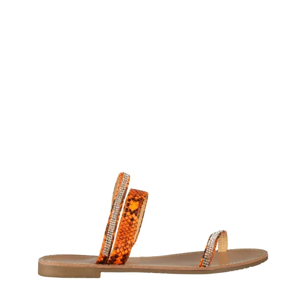 Scarlet narancssárga női papucs