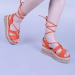 Afina narancssárga női szandál