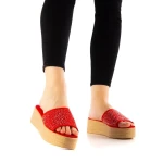 Minodora piros női papucs