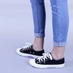 Augustina fekete női tornacipő