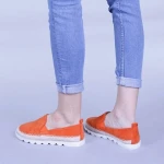 Beatrice narancssárga női mokaszin