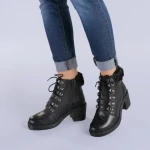 Dove fekete bőr bakancs