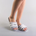 Miva szürke női papucs