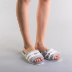 Miva szürke női papucs