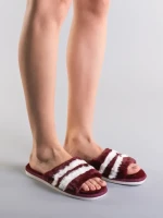 Miva bordó női papucs