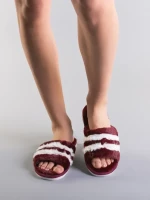 Miva bordó női papucs