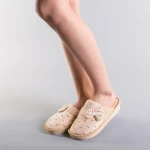 Ninis bézs női papucs