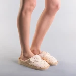 Ninis bézs női papucs