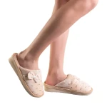 Ninis bézs női papucs