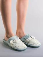 Ninis zöld női papucs