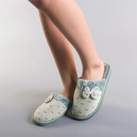 Gisa zöld női papucs