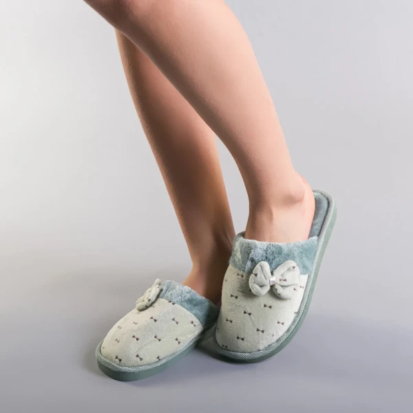 Gisa zöld női papucs