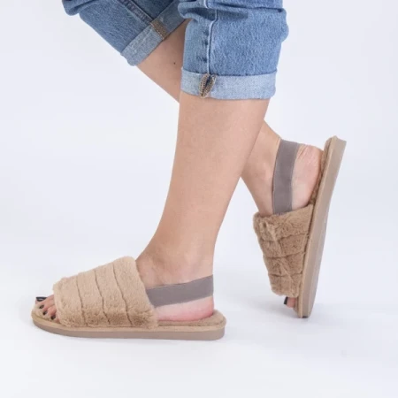 Saira Khaki női papucs