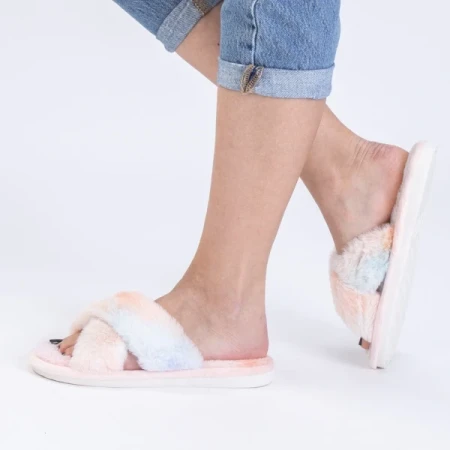 Zaya Narancssárga és többszínű női papucs