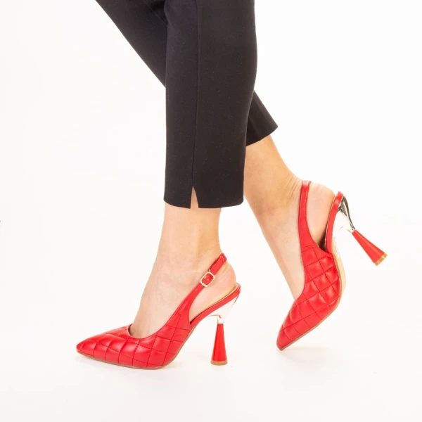 Sahar piros női szandál