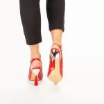 Sahar piros női szandál