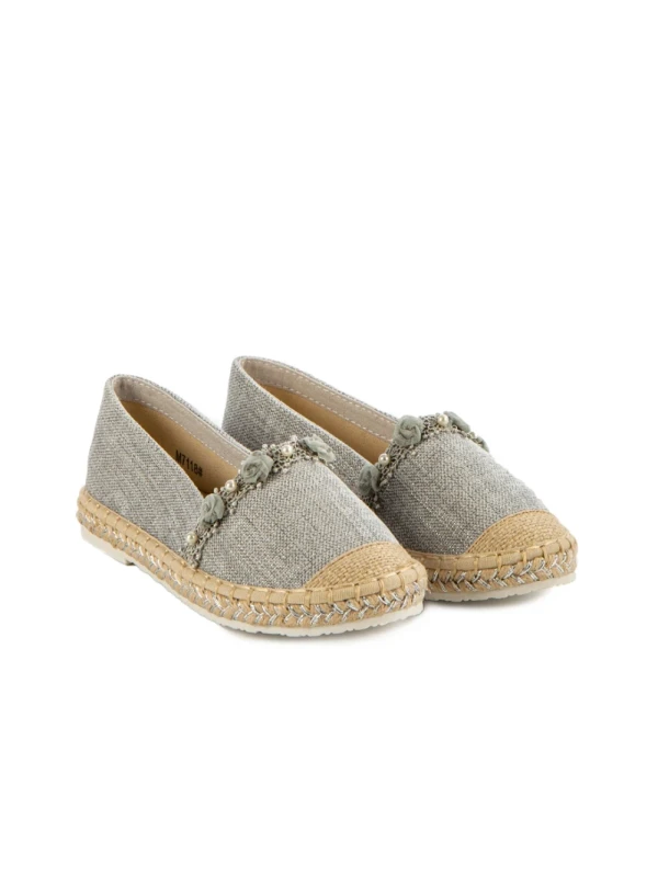 Boem szürke gyerek espadrile