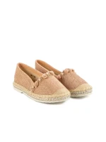 Boem rózsaszínű gyerek espadrile