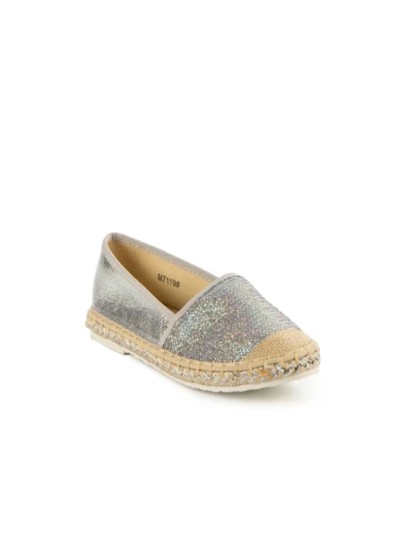 Bliss ezüst gyerek espadrile