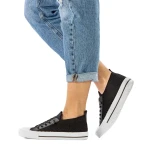 Sany fekete női tornacipő