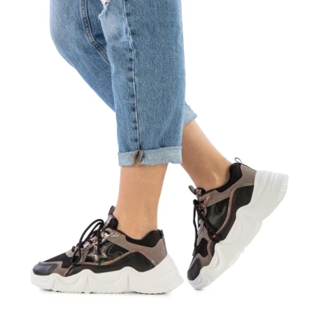 Taine fekete női sportcipő