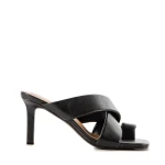 Crysta fekete női papucs