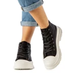 Horny fekete női tornacipő