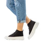 Horny fekete női tornacipő