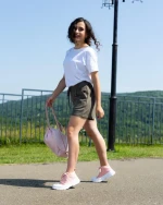 Horny rózsaszín női tornacipő