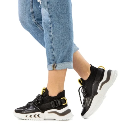 Hetty fekete női sportcipő