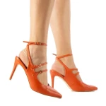 Esma narancssárga női szandál