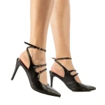 Esma fekete női szandál