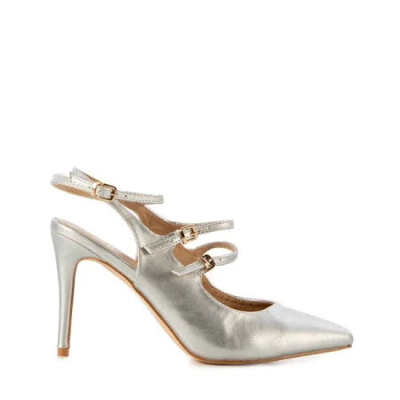 Esma ezüst női szandál