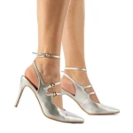 Esma ezüst női szandál