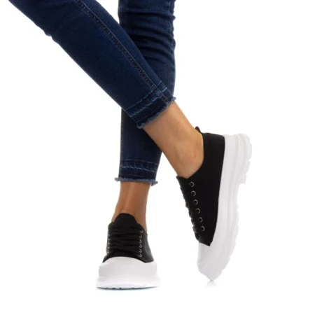 Rava fekete női tornacipő