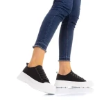 Rava fekete női tornacipő