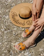 Hanina camel női papucs