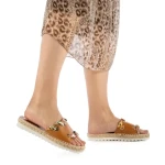 Hanina camel női papucs