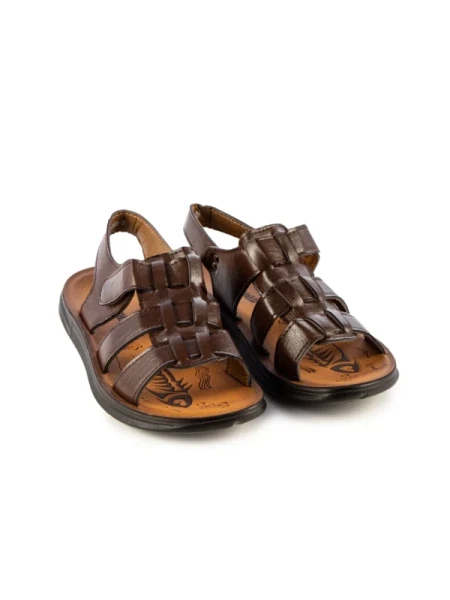 Floros barna férfi szandál