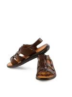 Floros barna férfi szandál