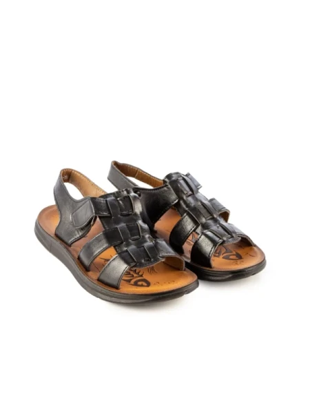 Floros fekete férfi szandál