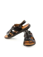 Floros fekete férfi szandál