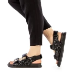 Minda fekete női szandál